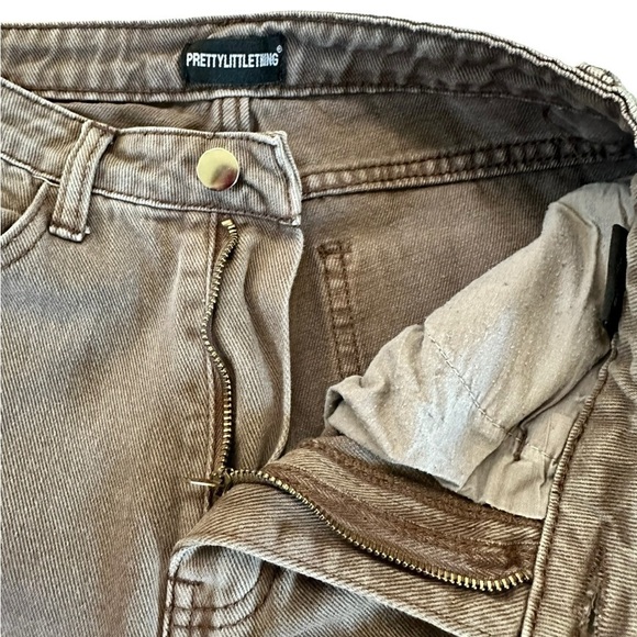 Pretty Little Thing Botton Side Slit Pants size 36 - Picture 10 of 16